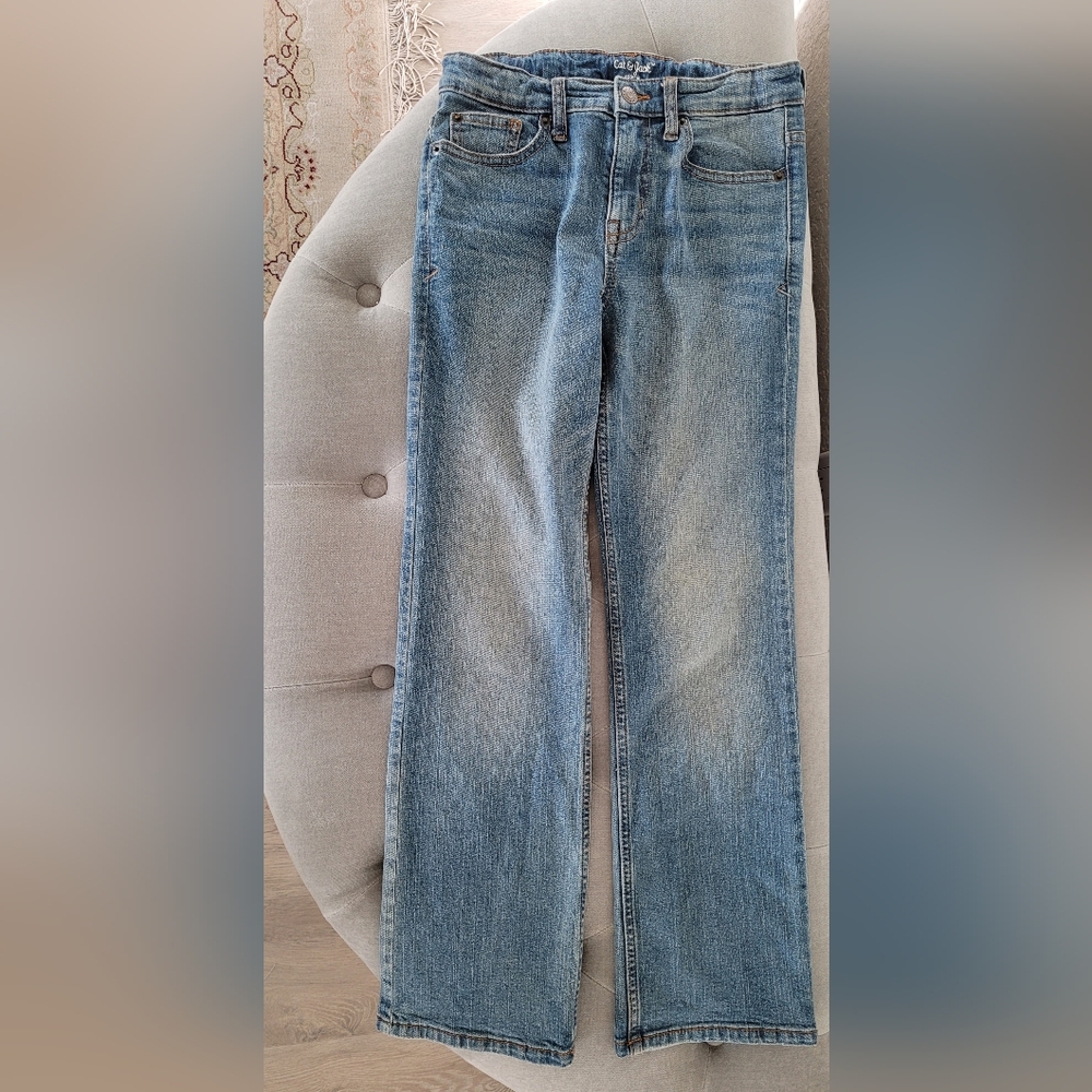 Cat & Jack Girls Denim Bootcut Jeans Sz 12